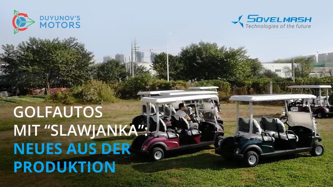 Golfautos mit "Slawjanka": Neues aus der Produktion