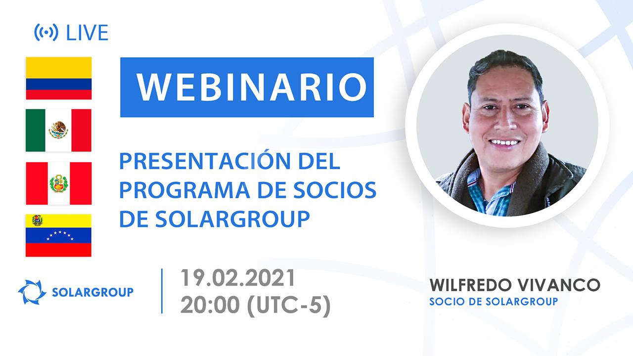 Latinoamerica. Presentación del programa de socios de SOLARGROUP