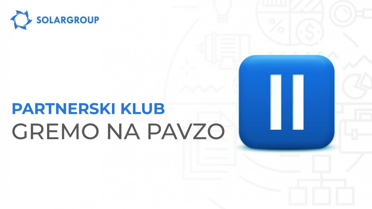 Partnerski klub: gremo na pavzo