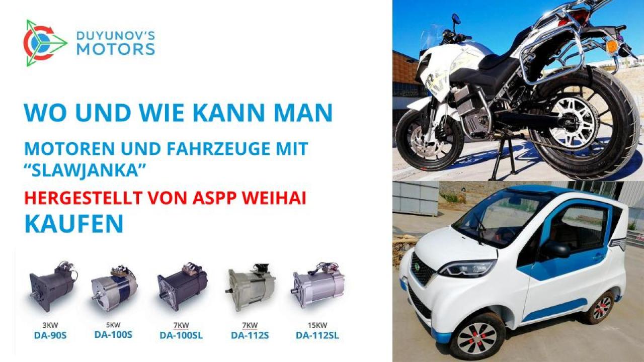 Motoren und Fahrzeuge mit "Slawjanka", hergestellt von ASPP Weihai: Wo und wie kann man sie kaufen?