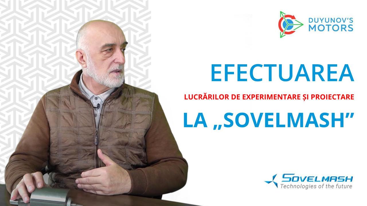 Efectuarea lucrărilor de experimentare și proiectare la „SovElMash” / D. A. Duyunov