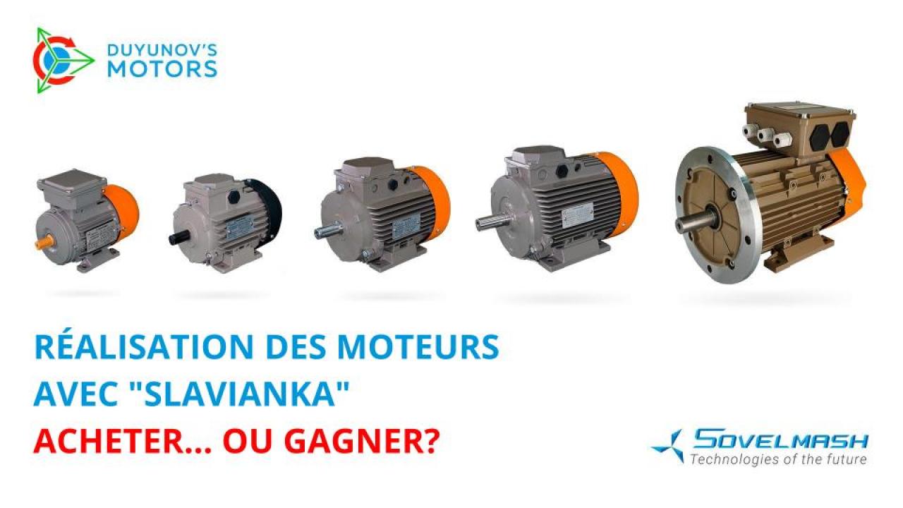 Réalisation des moteurs avec bobinages combinés "Slavianka" / Annonce du tirage au sort des moteurs électriques