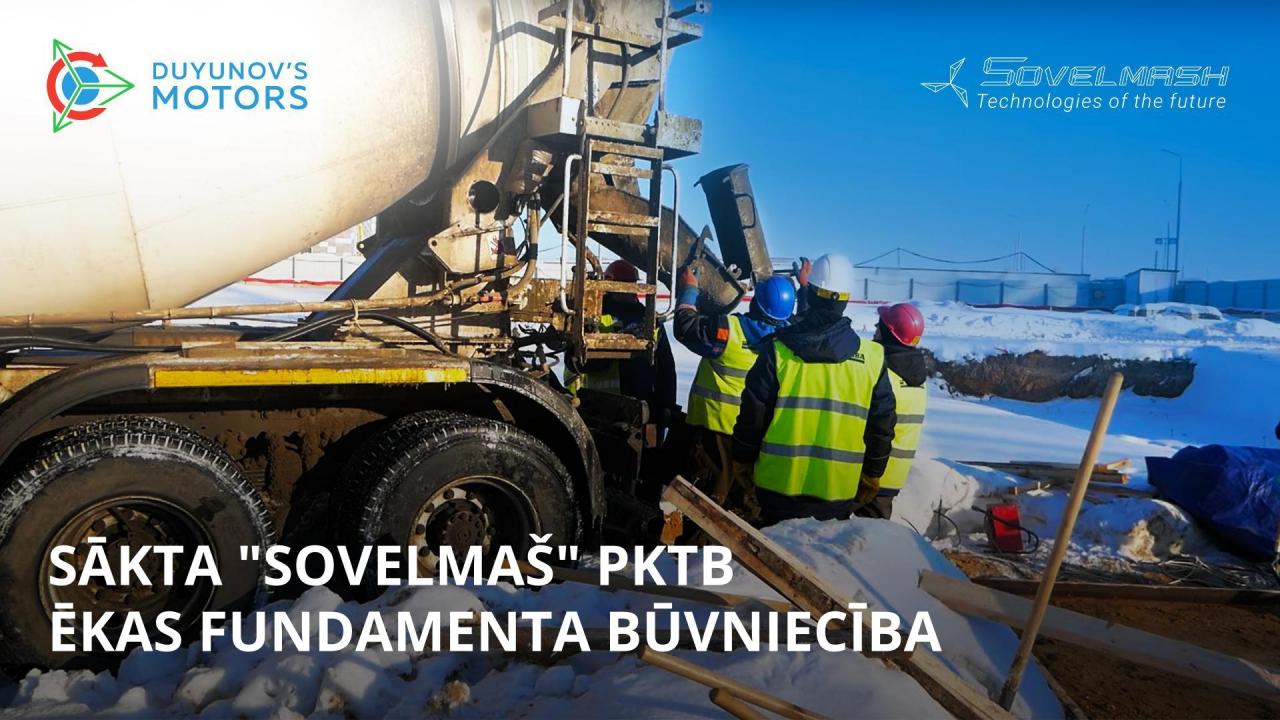 Fundamenta izbūve zem "Sovelmaš" PKTB ēkas – sākums ielikts!