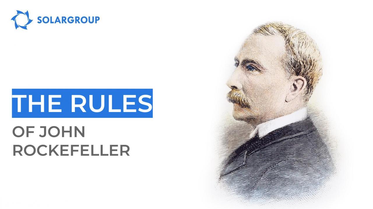 The Rules Of John Rockefeller