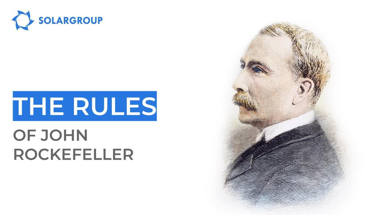 The Rules Of John Rockefeller