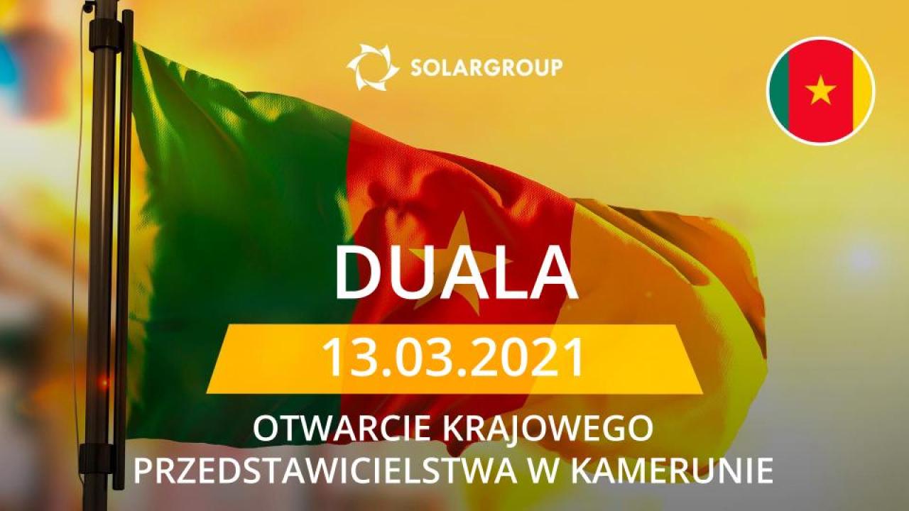 SOLARGROUP otwiera krajowe przedstawicielstwo w Kamerunie