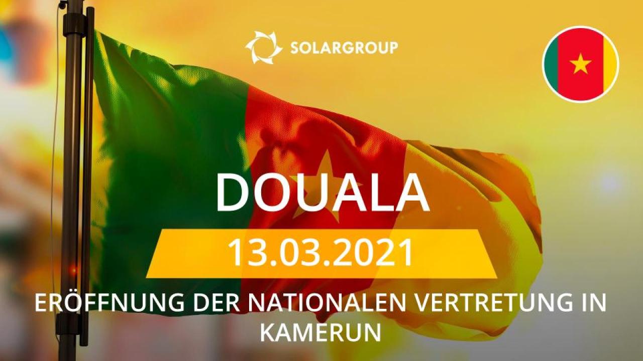 SOLARGROUP eröffnet eine Vertretung in Kamerun