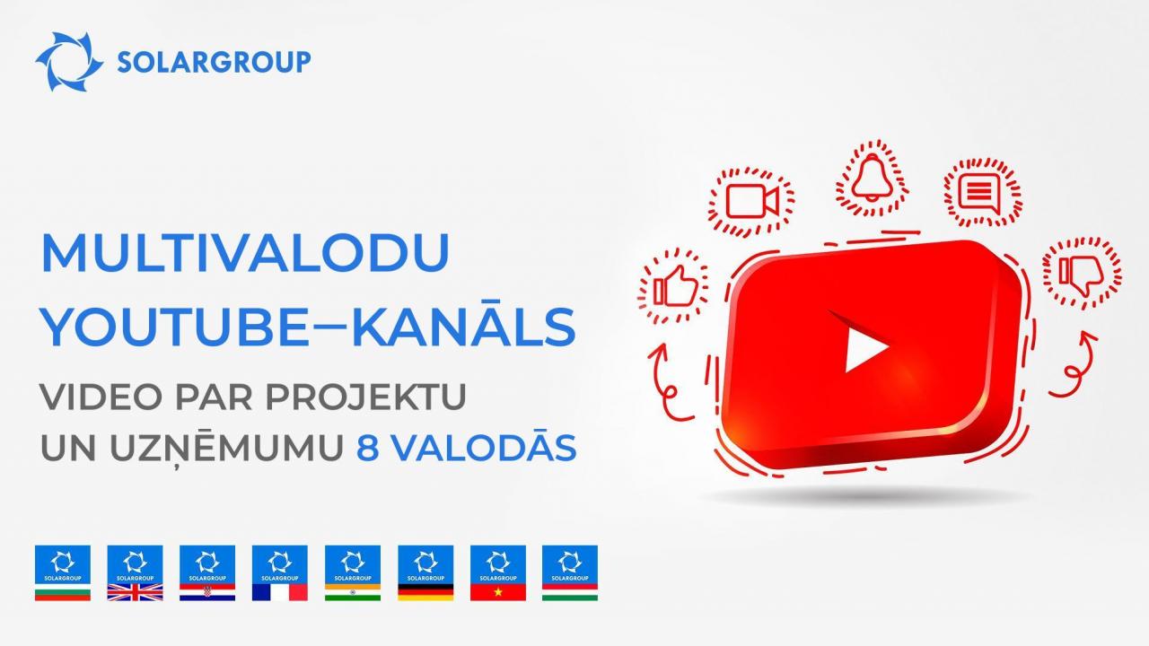 Skatieties video par projektu un uzņēmumu SOLARGROUP 8 valodās