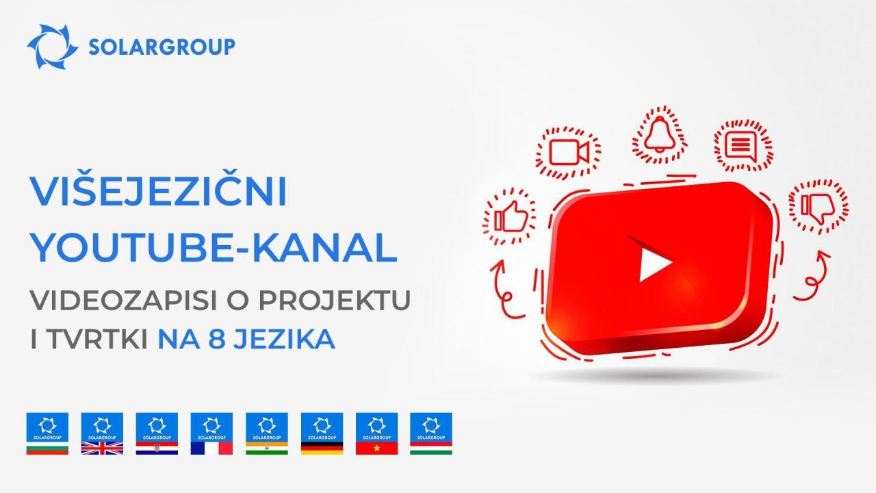 Pogledajte videozapise o projektu i tvrtki SOLARGROUP na 8 jezika