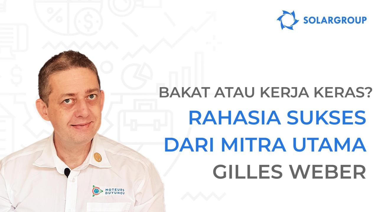 Bakat atau kerja keras? Rahasia sukses dari mitra utama, Gilles Weber