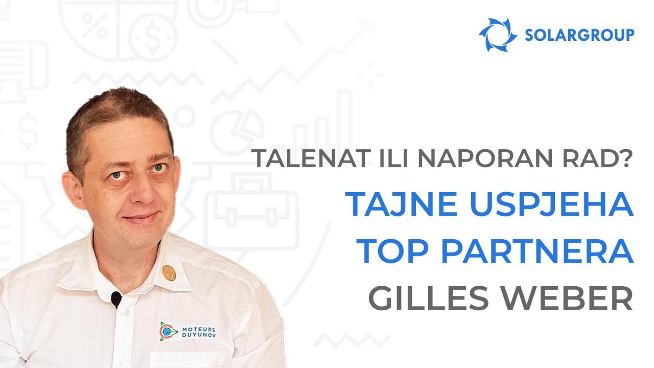 Talenat ili naporan rad? Tajne uspjeha top partnera Gilles Weber