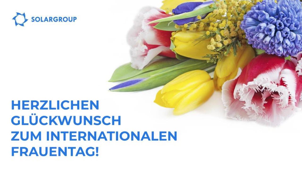 Herzlichen Glückwunsch zum Internationalen Frauentag!