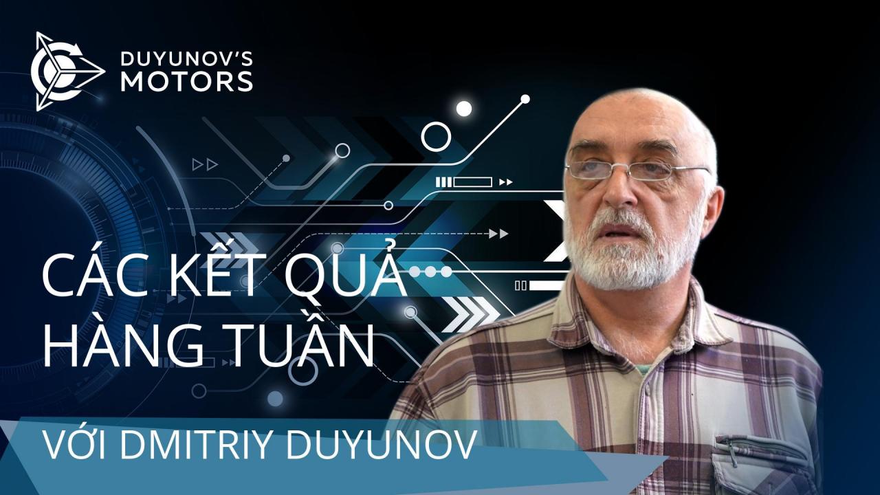 Kết quả tuần của dự án Duyunov's Motors