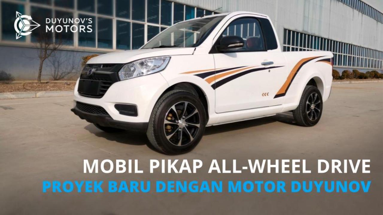 Mobil pikap all-wheel drive: proyek baru dengan motor Duyunov dari ASPP Weihai