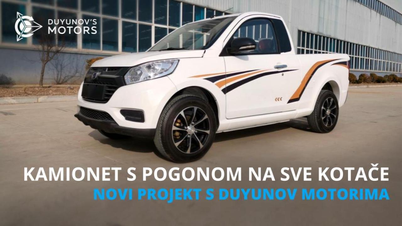 Kamionet s pogonom na sve kotače: novi projekt tvrtke ASPP Weihai s Duyunov motorima