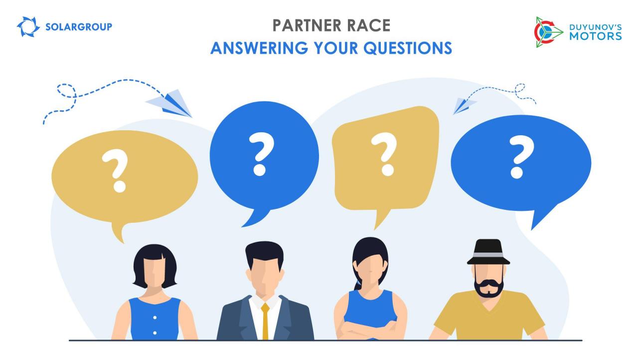 Partner Race: you ask — we answer