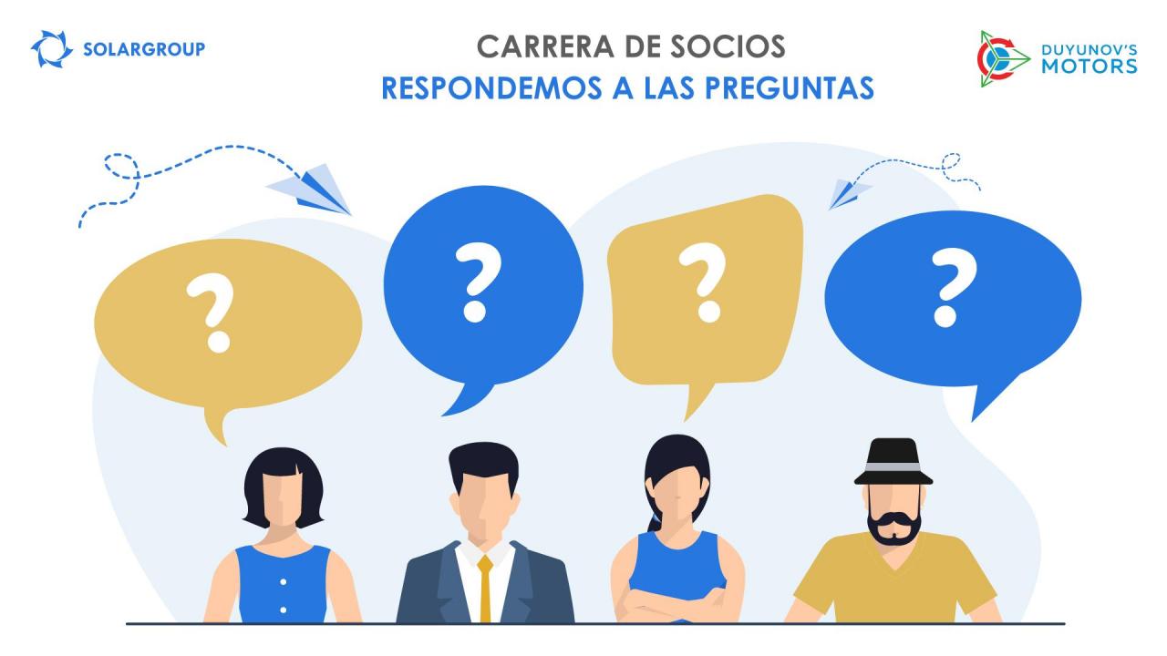 Carrera de socios: preguntaron — respondemos