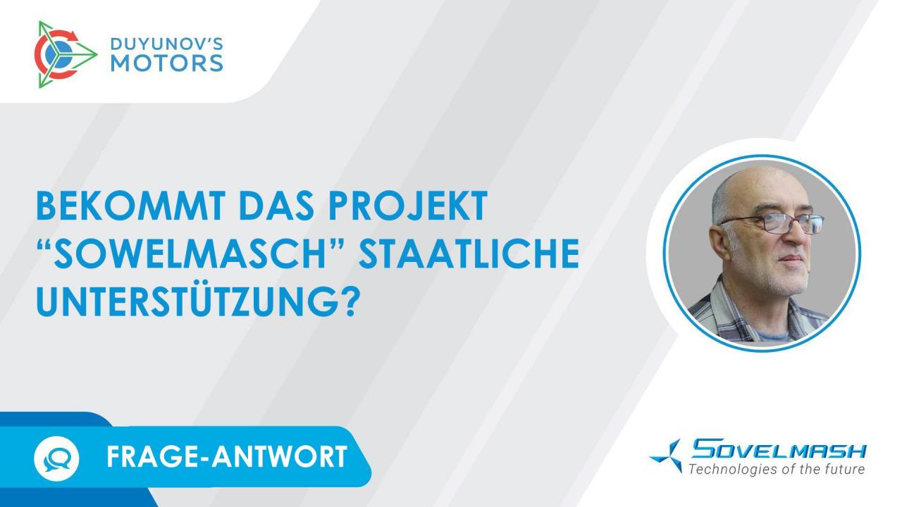 Bekommt das Projekt "Sowelmasch" staatliche Unterstützung? | Rubrik "Frage-Antwort"