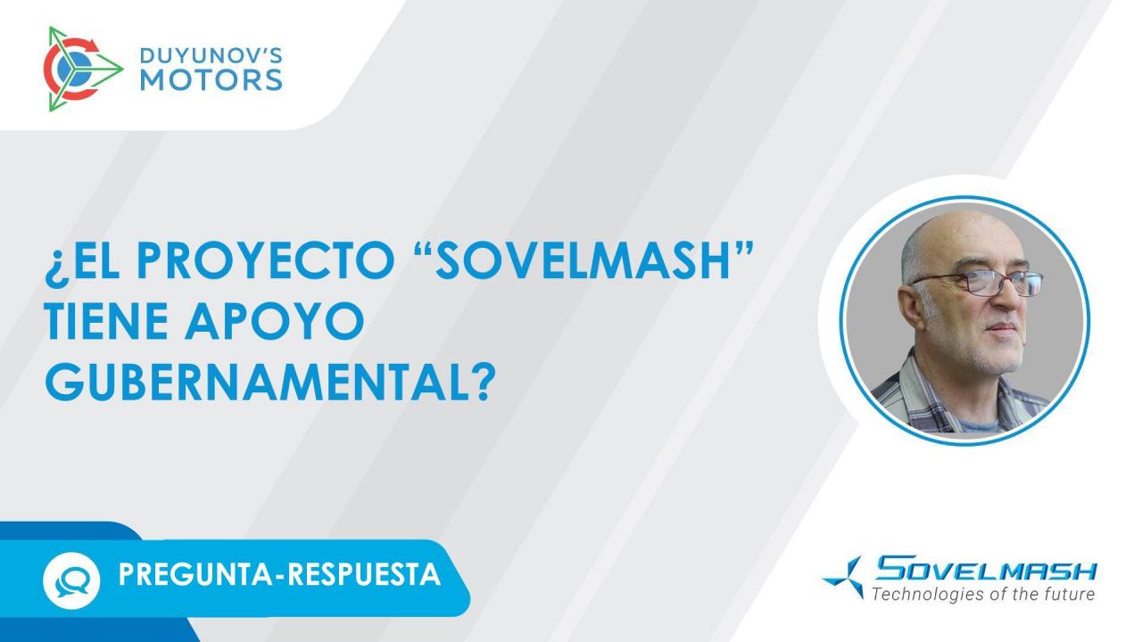 ¿Existe apoyo gubernamental al proyecto de "Sovelmash"? | Rúbrica "Pregunta-respuesta"