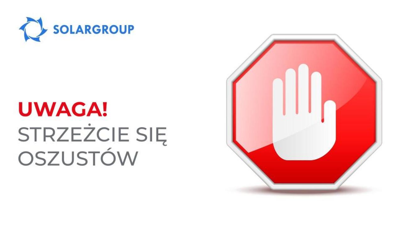 Uwaga! Strzeżcie się oszustów!