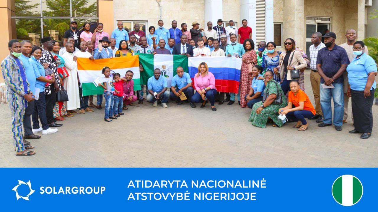 Nigerija: nacionalinė SOLARGROUP atstovybė atidaryta