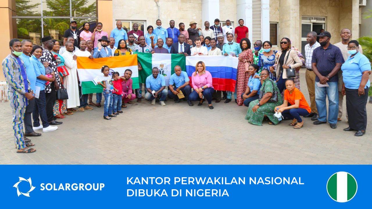 Nigeria: kantor perwakilan nasional SOLARGROUP dibuka