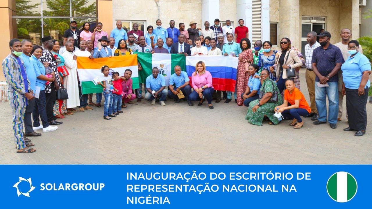 Nigéria: Inauguração do escritório de representação nacional da SOLARGROUP