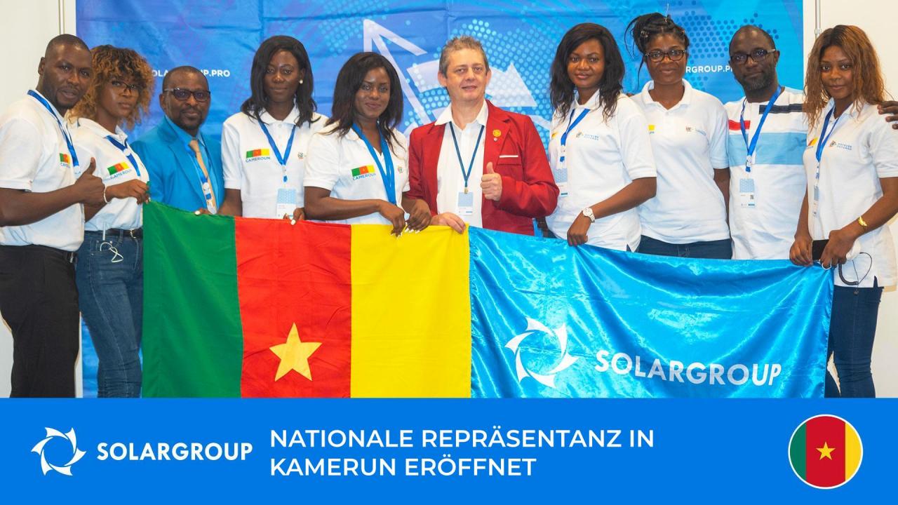 In Kamerun wurde die nationale Repräsentanz von SOLARGROUP eröffnet