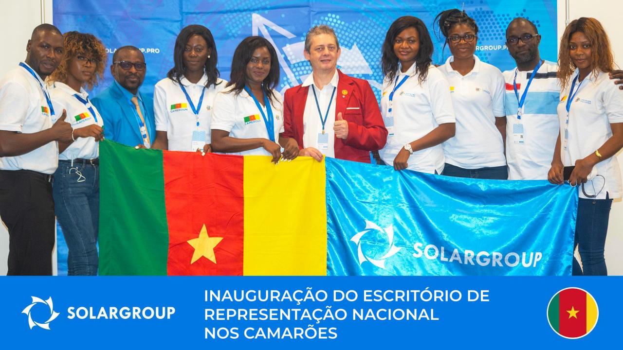 Inauguração do escritório de representação nacional da SOLARGROUP nos Camarões