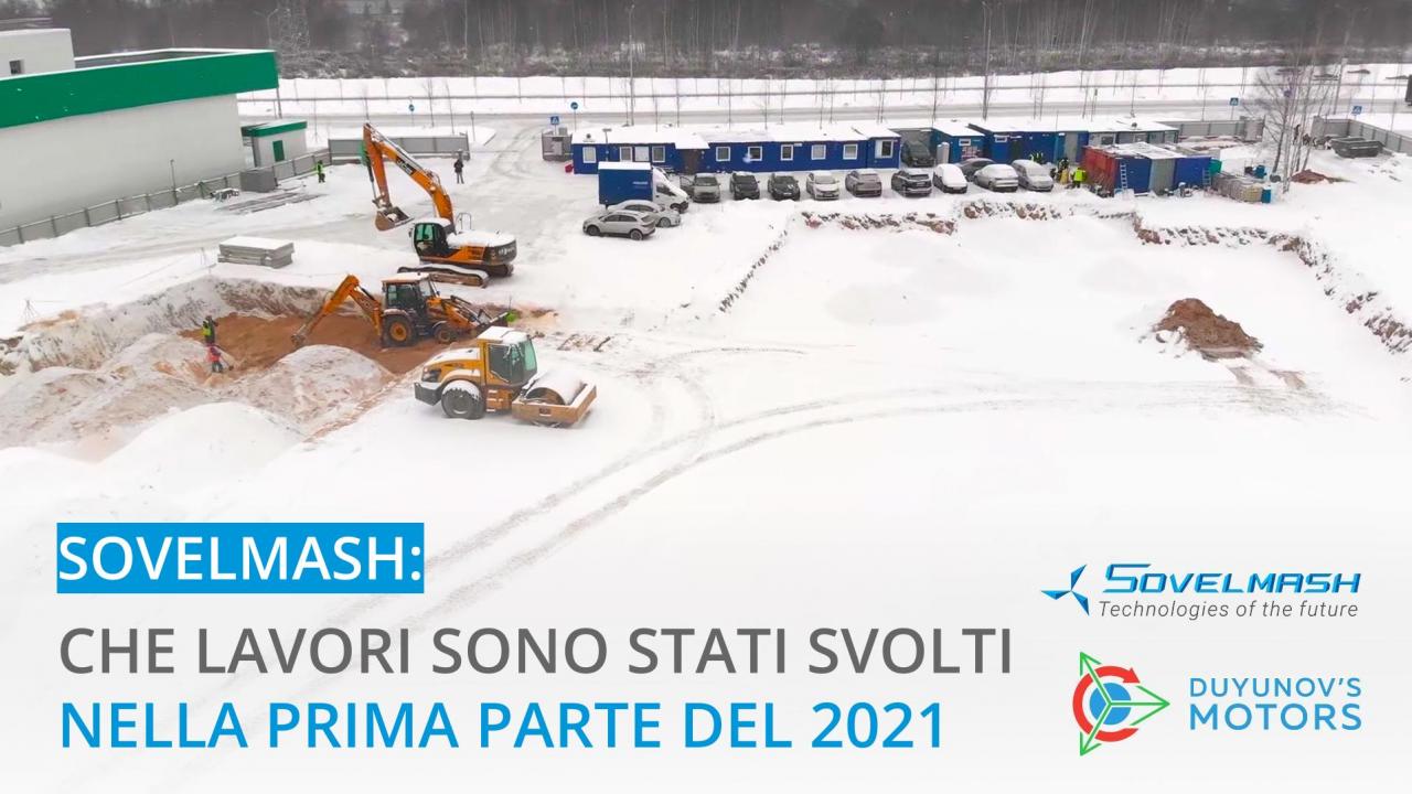 Sovelmash: che lavori sono stati svolti nella prima parte del 2021