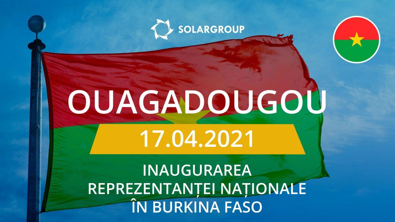 SOLARGROUP deschide o reprezentanță națională în Burkina Faso