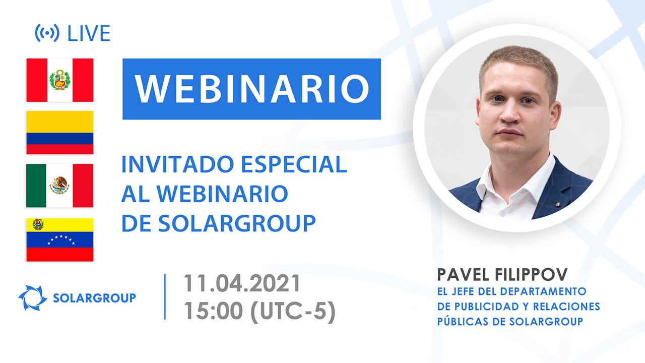 Peru. Invitado especial al webinario de SOLARGROUP