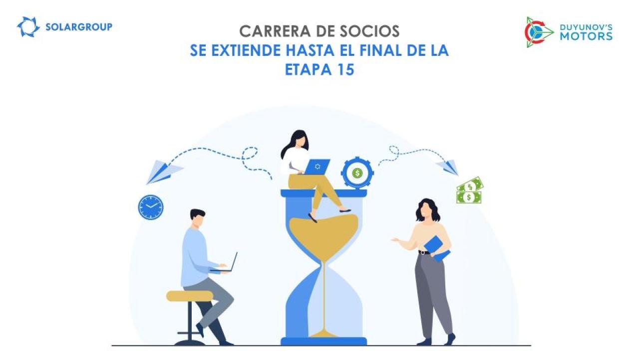 Carrera de socios: damos tiempo extra para lograr nuevos récords