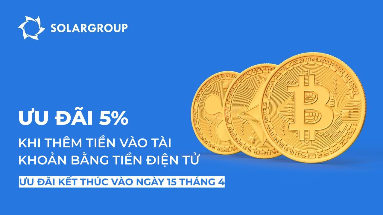 Ngày mai là ngày cuối cùng để nhận tiền thưởng khi thêm tiền vào tài khoản bằng tiền điện tử