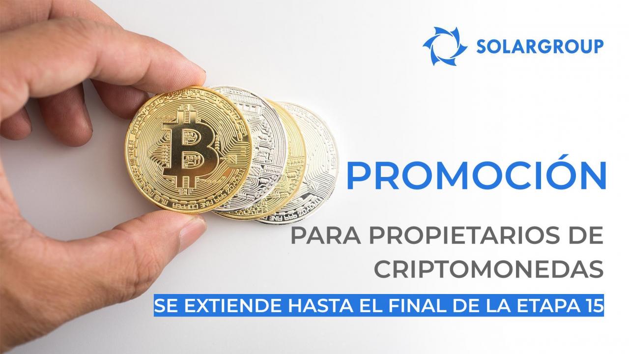 Más tiempo para recibir bonificaciones: extendemos la promoción para propietarios de criptomonedas