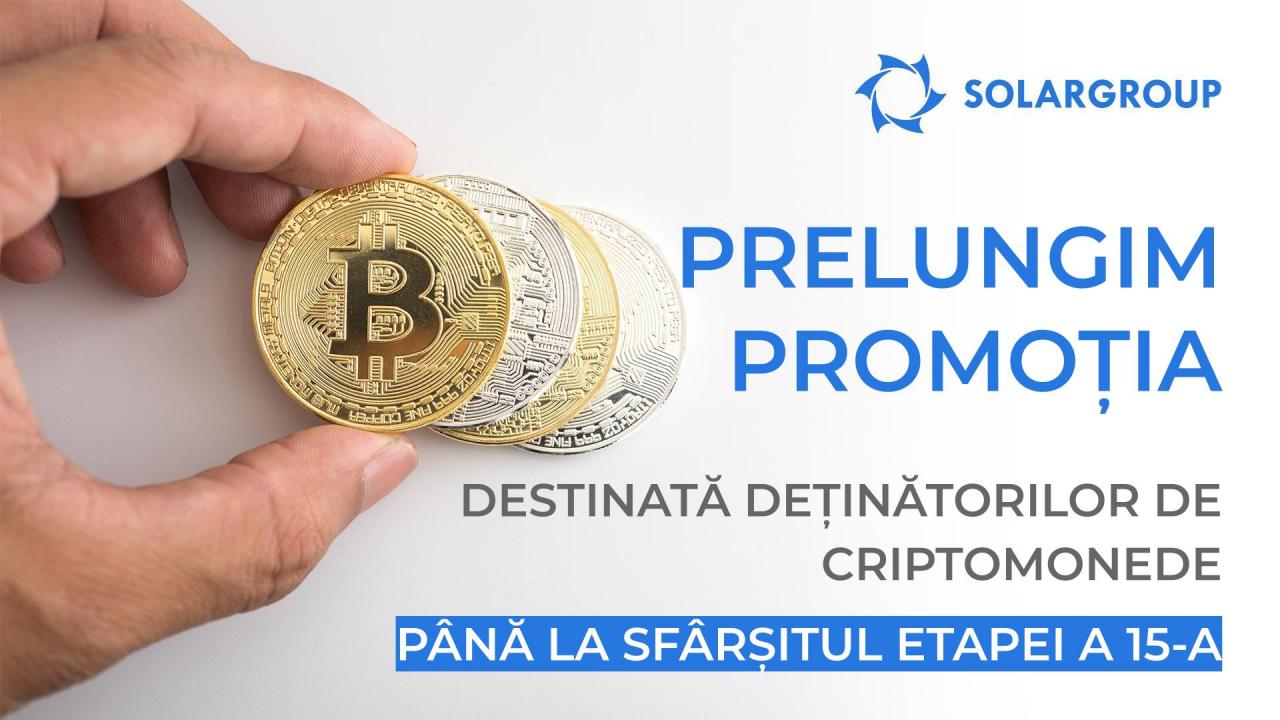 Mai mult timp pentru a obține bonusuri: prelungim promoția destinată deținătorilor de criptomonede