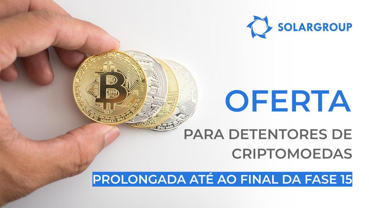 Tempo adicional para conseguir os seus bónus: prolongamento da oferta para detentores de criptomoedas