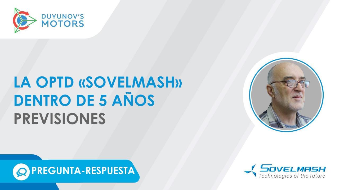 La OTPD "Sovelmash" dentro de 5 años y el desarrollo de los motores eléctricos en el futuro