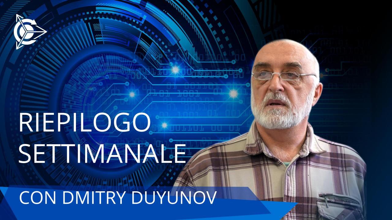 Riepilogo settimanale del progetto Motori Duyunov