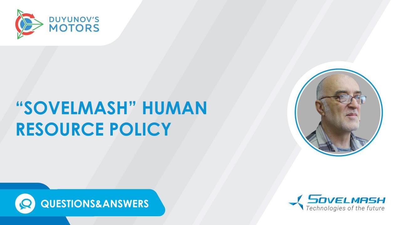 "Sovelmash" human resource policy | Q & A