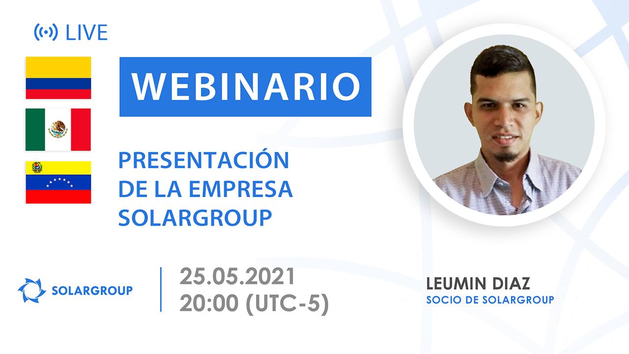 Latinoamerica. Presentación de la empresa financiera internacional SOLARGROUP