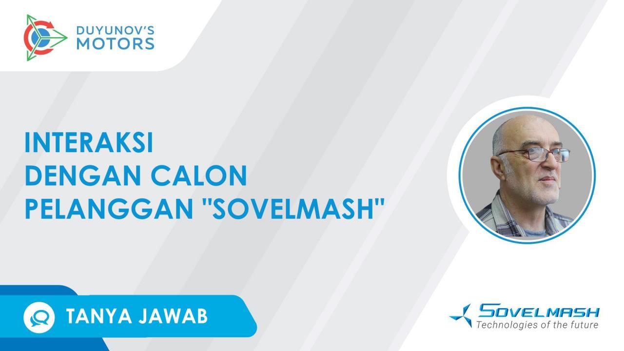 Interaksi dengan calon pelanggan "Sovelmash" | Tanya Jawab