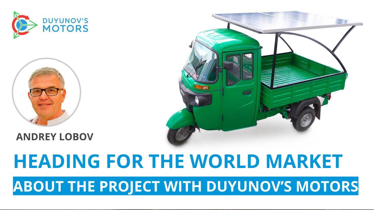 Heading for the world market: Andrey Lobov's team launches a new project with Duyunov's motors