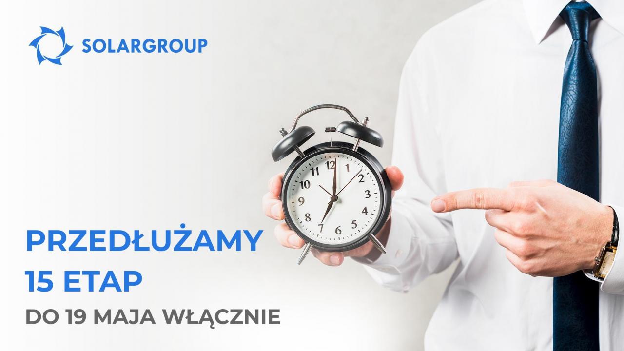 Przedłużamy 15 etap finansowania projektu do 19 maja włącznie