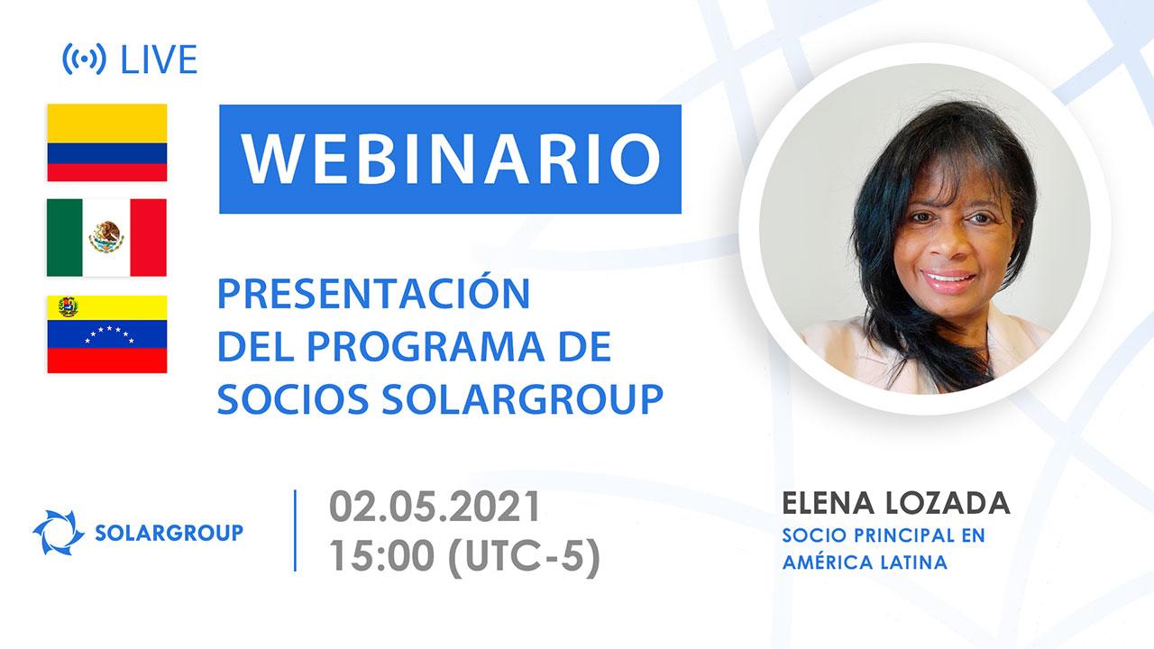Latinoamerica. Capacitaciòn y estrategias.Presentación del programa de socios de SOLARGROUP
