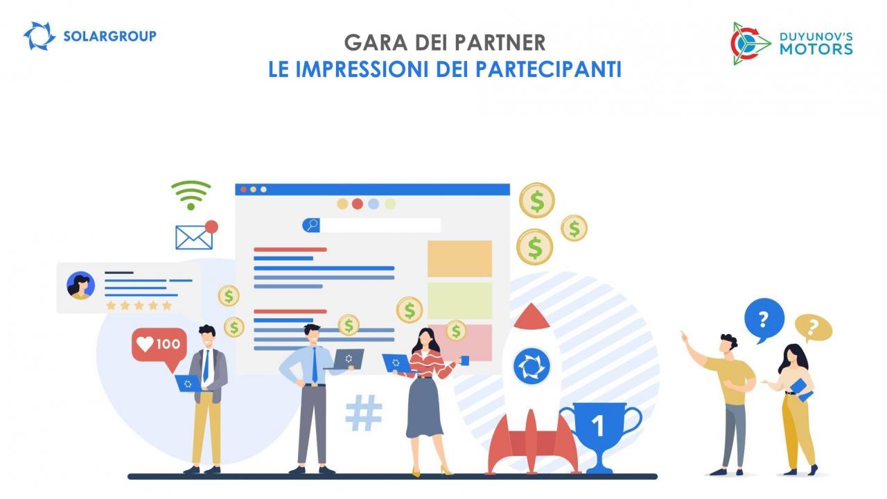 Gara dei partner: le impressioni dei partecipanti