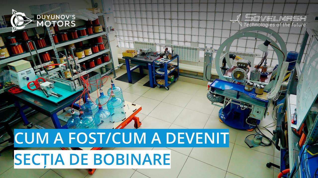 Secția de bobinare a „Sovelmash”: cum a fost/cum a devenit