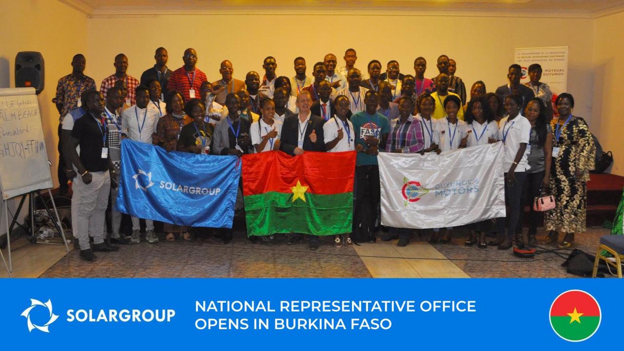 SOLARGROUP opens a national representative office in Burkina Faso