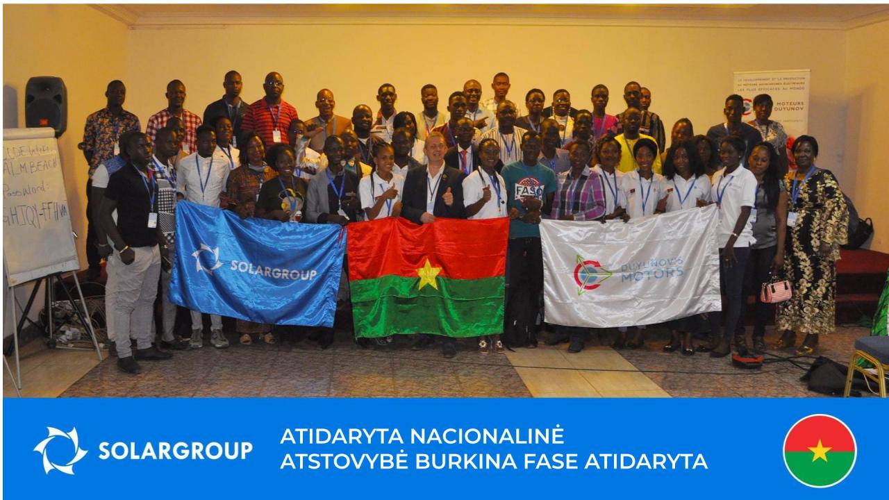 SOLARGROUP nacionalinė atstovybė Burkina Fase atidaryta