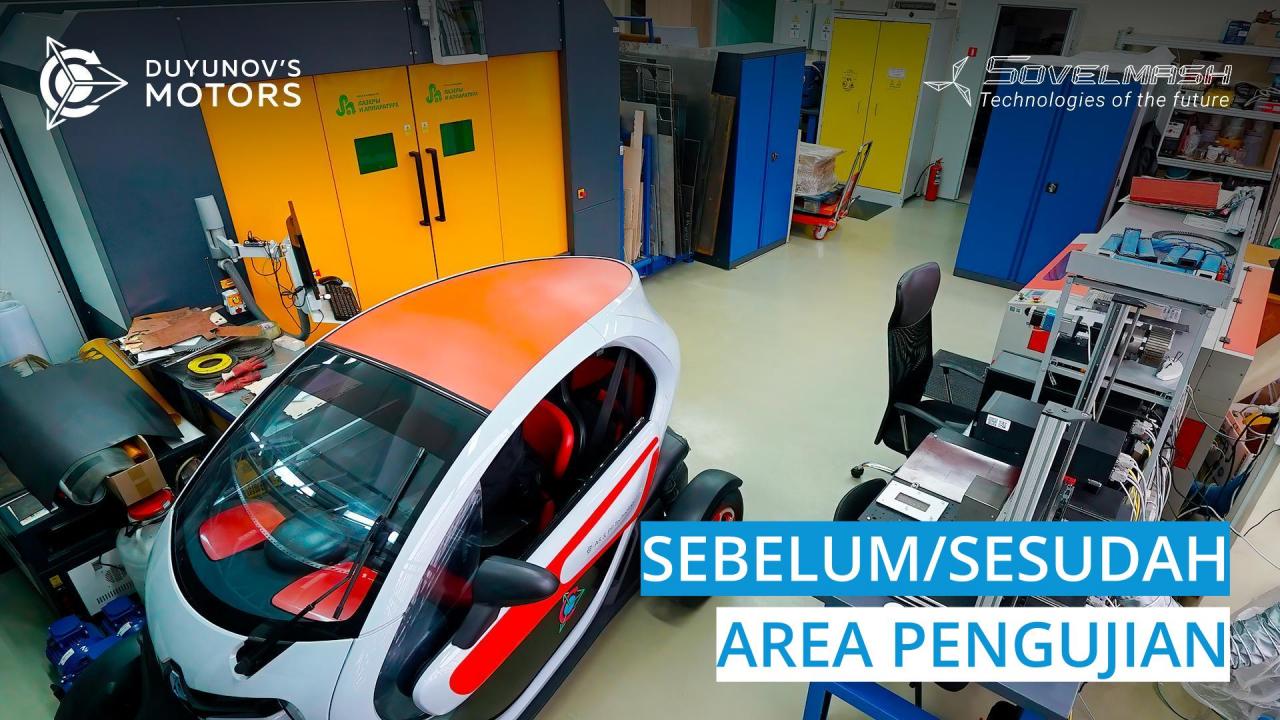 Area pengujian "Sovelmash": sebelum/sesudah